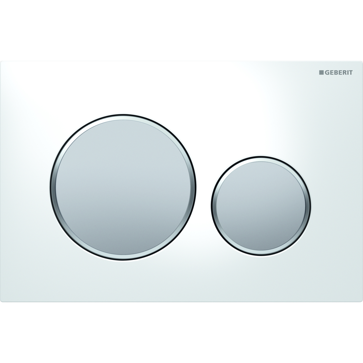 Kumanda Kapağı Sigma 20-Çift Basmalı-Beyaz/Mat/Mat